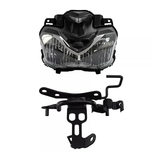 Phare avant de rechange pour Kawasaki Z900 lentille transparente haute visibilité avec support