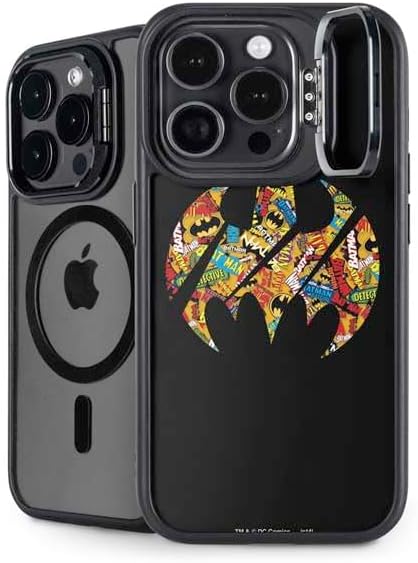 Skinit Kickstand Phone Case Compatible with iPhone 14 Pro Max - Officially Licensed DC Comics Batman Movie 1989 Logo Design