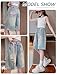Happy Cherry Girls Straight Leg Long Jean Shorts Elastic High Waist Ripped Shorts Straight Leg Denim Shorts Casual Blue Midi Shorts with Pockets Blue 10-11 Years 2024 Fashion
