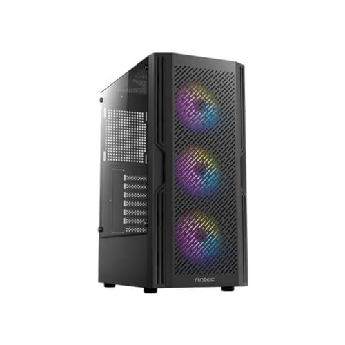 Image of Antec AX20 Elite ATX Mid Tower PC Case Black High Airflow Mesh Front Gaming Cabinet