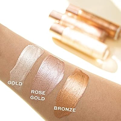 Makeup Revolution, Molten Body Glow, Rose Gold, 100ml