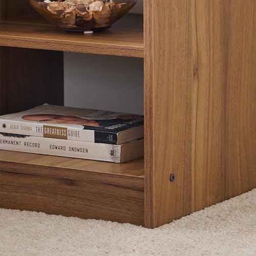 Image of Home Centre | Helios David Bedside Table | Engineered Wood | Teak | 1 Year Warranty