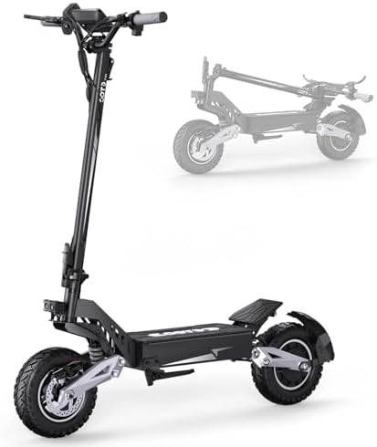 11 Inch Electric Scooter, Powerful Motor and 46 Miles Long-Range,...