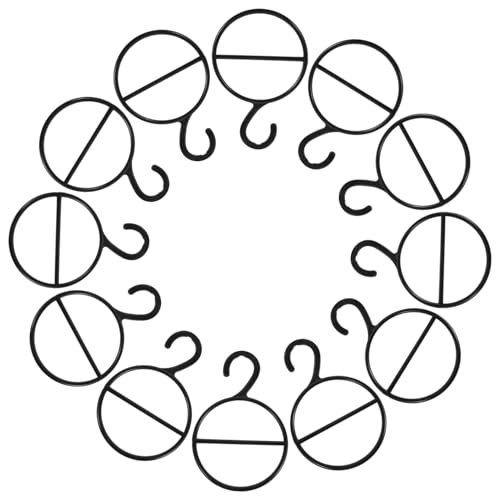 Cabilock 12pcs Multifunctional Scarf and Belt Organizer Hanger for Closet Storage for Scarves Ties and Belts Practical to Keep Wardrobe Neat and Tidy