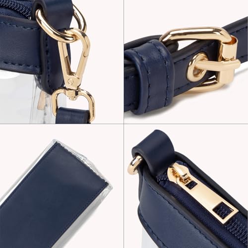 Image of Wuflyover Clear Bag for Stadium Events, Clear Purse for Women