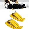 Protector de cubo de tractor, domador de bordes para cubo de tractor, patines para nieve, quitanieves de tractor de fijación rápida, hoja de nieve para tractor de césped, accesorio para soplador de