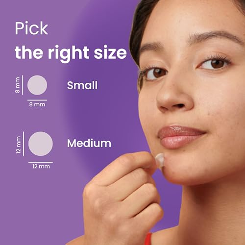 Image of Hydrocolloid Acne Pimple Patch with Tea Tree Oil & Calendula, 72 Pimple Patches Set for Fast Healing, Absorbs Pus & Oil, Invisible, Waterproof & Skin-Friendly Blemish Spot Treatment.