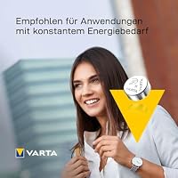 VARTA Batterien Knopfzellen V377/SR66, 2 Stück, Silver Coin, 1,55V, kindersichere Verpackung, für elektronische Kleingeräte - Uhren, Autoschlüssel, Fernbedienungen, Waagen, Made in Germany – Ansicht 3