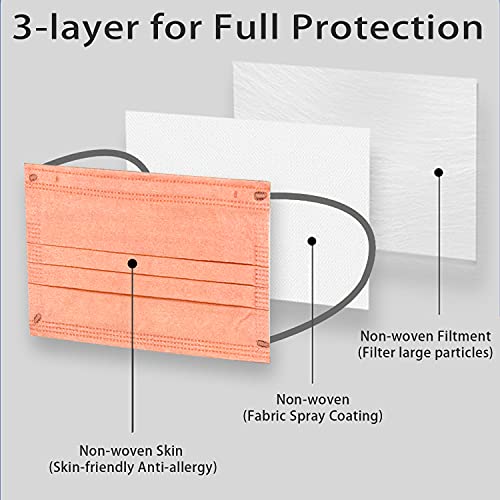 Kids 3-Ply Disposable Face Masks For Protection Multicolor Children Breathable Safety Masks (Kids-500) #TOP1