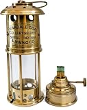 100% Working Brass 7' Miner Lamp Antique Maritime...