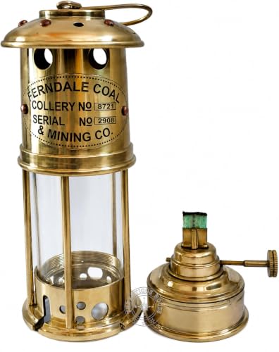 Compact Brass Ship Lantern