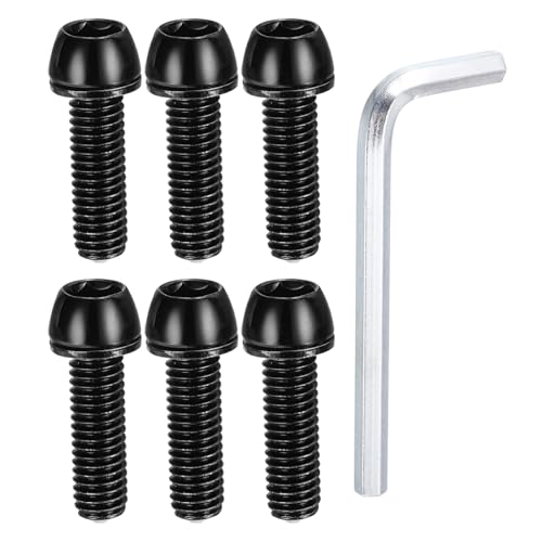 PATIKIL M6×20mm �o�C�N�X�e���{���g 6�{�Z�b�g �Z�p�e�[�p�[�{���g ���b�V���[�������`�t�� BMX/MTB/���[�h�o�C�N�p ��