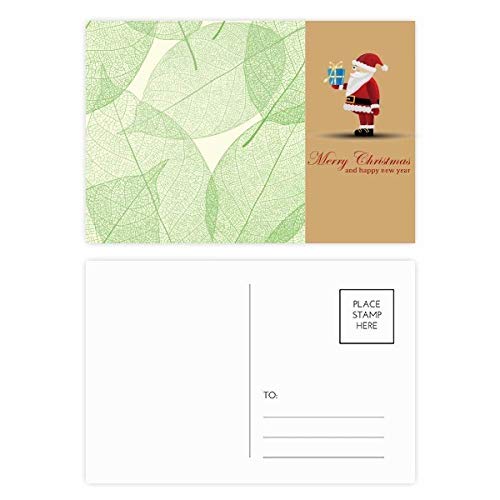 Cartes postales feuilles vertes de correspondance lot de 20 pour cadeau