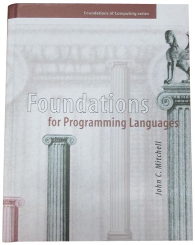 Foundations for Programming Languages (Foundations of Computing ...
