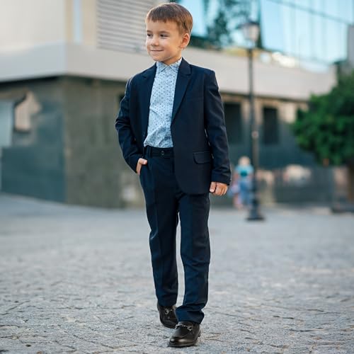 Boys Dress Shoes Oxford Loafers for Kids Slip On Penny Loafer(Little Kid/Big Kid)2