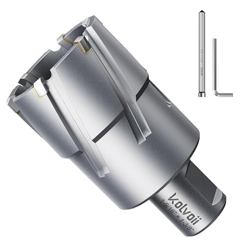 Kolvoii TCT Annular Cutter 1‑9/16" Diameter x 1‑3/8" Depth, Mag Drill Bit