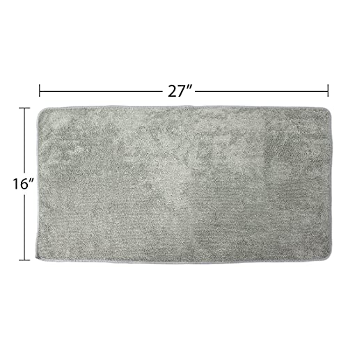 Image of Eurow Microfiber Gym Towels, Super Absorbent & Quick Drying Sweat Towels for Fitness, Sports, Yoga, Workout, Sauna, Face & Equipment, Soft & Reusable,16x27 Inches, 6-Pack, Gray