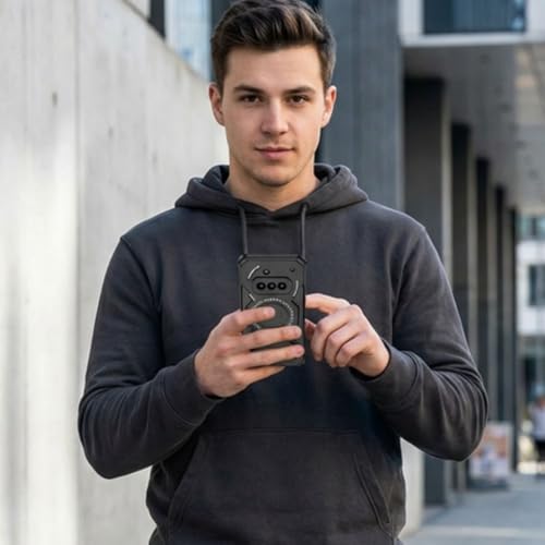 Image of ShieldTech Back Cover Case for Nothing Phone 3a 5G | 360 Protection Mobile Phone Case Mag-Safe | Camera Protection | Back Cover for Nothing Phone 3 a 5G / 3a 5+G - Black TPU+PC