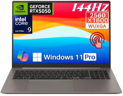 Image of LG Gram Pro Max 17 Touchscreen Gaming Laptop, RTX 5050, Intel Core Ultra 9