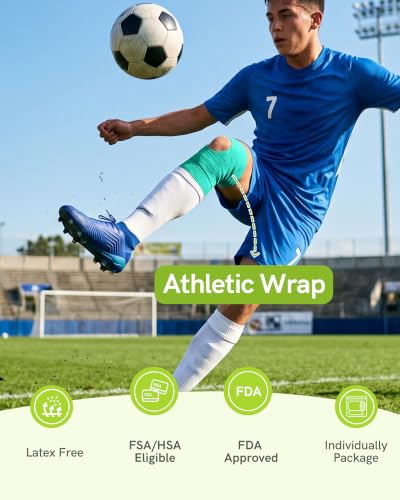 Image of FriCARE Self Adhesive Bandage Wrap, Medical Tape in First Aid Kit, Rainbow