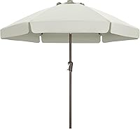 Vista 32 de ABCCANOPY Sombrillas prémium de 9 pies (2.74 m) para patio, beige claro