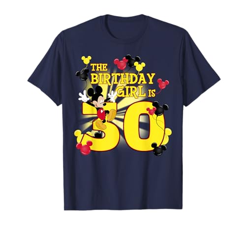 T-shirt Mickey Disney : le vêtement d'anniversaire 30 ans confortable qui ne se déforme pas