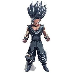 AYDQC Figuras de acción Bola carácter Son Gohan Negro Animados Modelo de la decoración Estatua Colección fengong