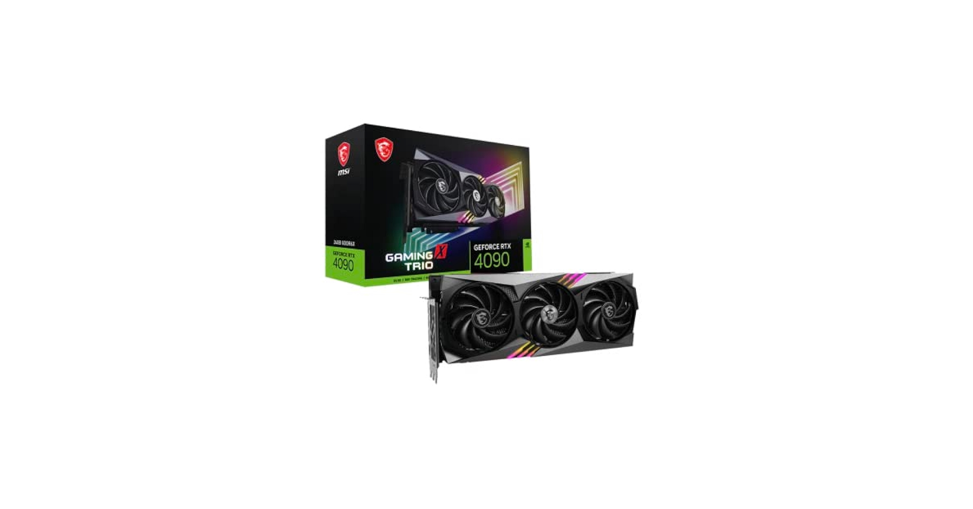 グラフィックボード・グラボ・ビデオカード MSI GeForce RTX 4090 Gaming X Trio MSI GeForce RTX 4090 GAMING X TRIO 24GB GDDR6X Graphics Card