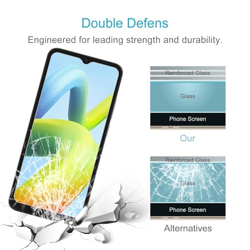 Image of DD SON Tempered Glass Screen Protector For POCO C51 with Easy Installation kit