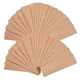 DEARMAMY Fundas para Bolígrafos de Papel Kraft 50 Unidades, Estuche Ligero y Funcional para Uso Diario Oficina y Entornos Informales