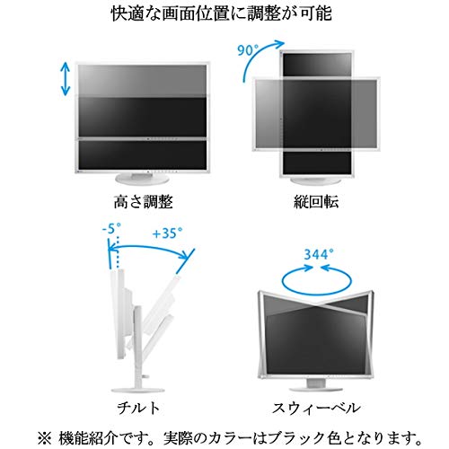 Amazon.co.jp: EIZO 縦回転・USBハブ搭載 FlexScan EV2416W-ZBK 24.1 