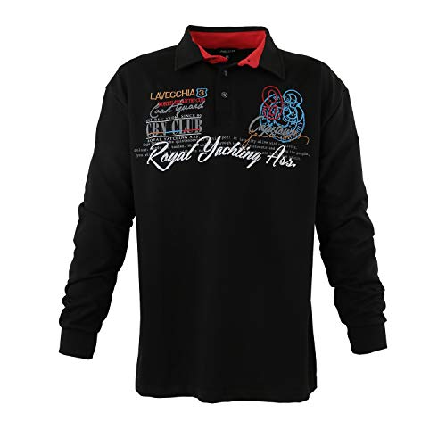Lavecchia Men's Sweatshirt Black, PartnerAttributGrößen:6XL Cover