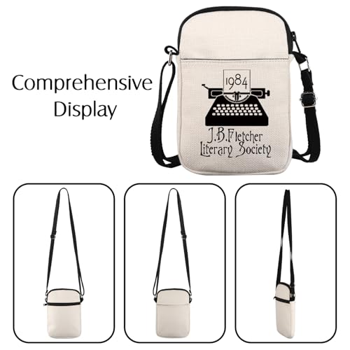 Murder TV Show Merch Detective Shows Crossbody Bag Jessica Fletcher Fans Gift2