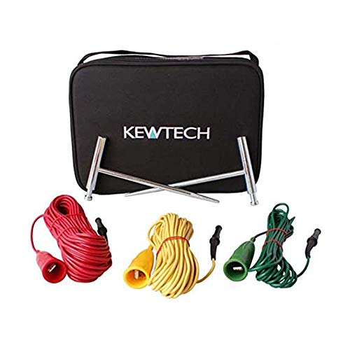 Kewtech Black Earth Spike And Lead Kit Testing And Measuring Earth Resistance Acceskit