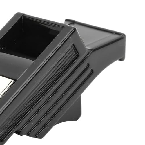 Silbato para árbitro ABS negro y plateado miniatura 7