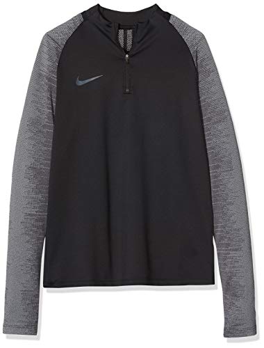 Nike Kids Dry Strike Drill Top - Black/Black/Wolf Grey/Anthracite, Large