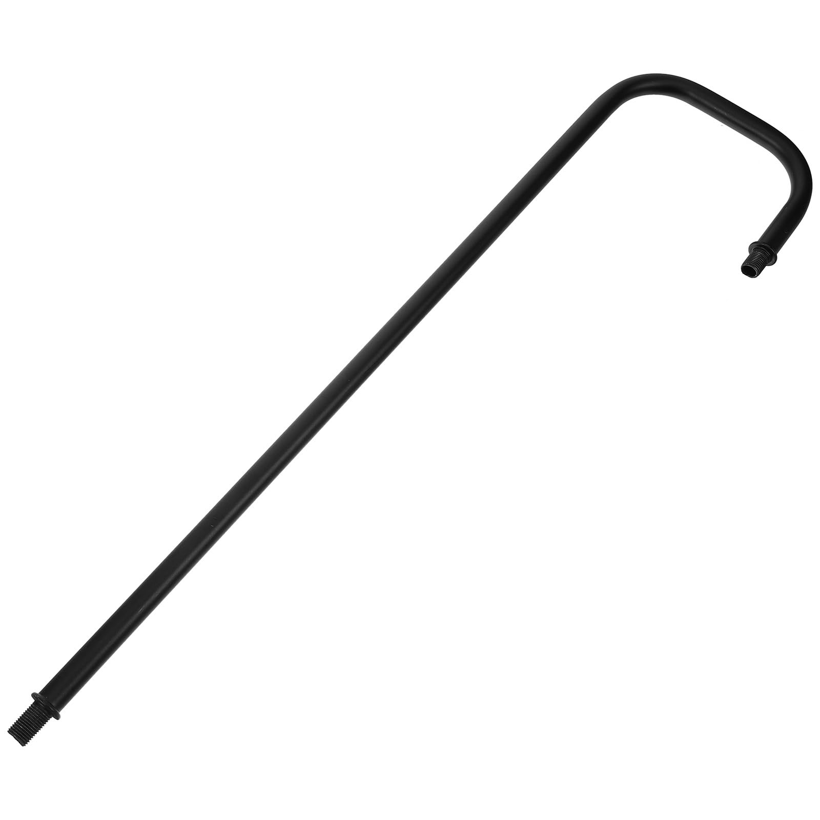 NUOBESTY Curved Desk Lamp Stem Replacement Part Black Iron Lamp Repair Component for Modern Bedroom Lighting Fixture Downrod Kit and Fixture Repair