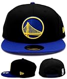 New Era unisex-adult Golden State Warriors Team Color Basic 9FIFTY Snapback Black Blue Adjustable Hat