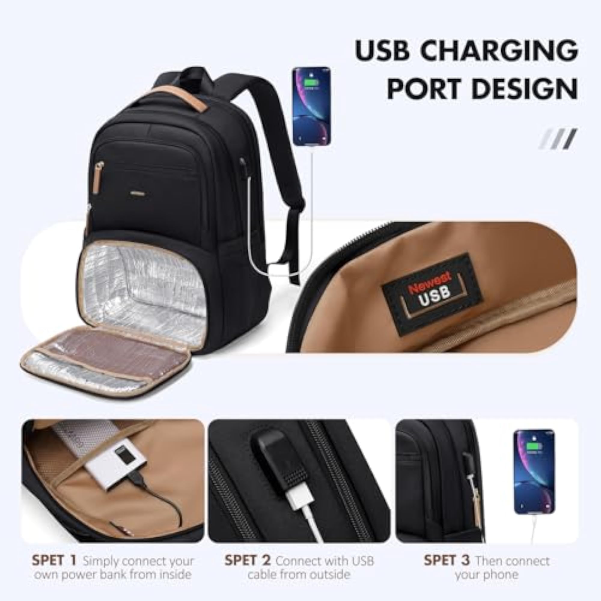 Lunch Backpack for Women and Men