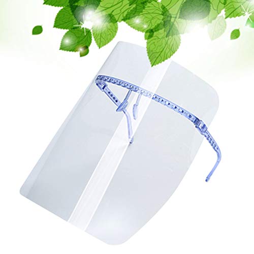 HEALLILY Tampa Do Escudo de Segurança Rosto Transparente Rosto Cheio de Proteção Viseira Guarda Anti