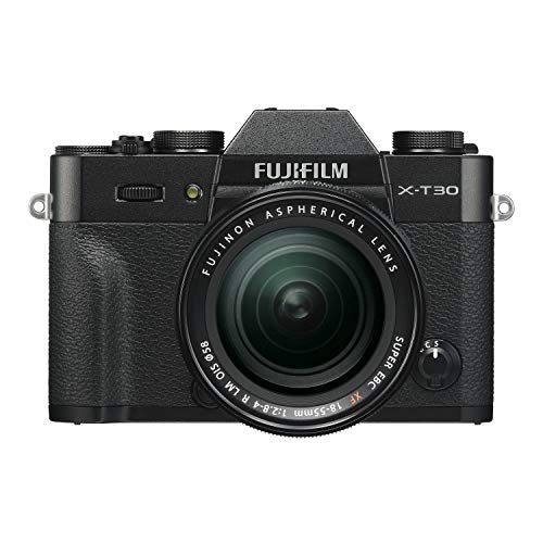 Fujifilm X-T30 Mirrorless Digital Camera w/XF18-55mm F2.8-4.0 R LM OIS Lens - Black