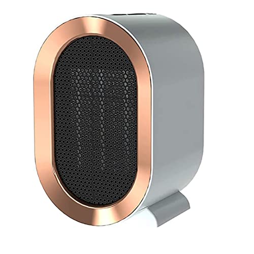 OWER Chauffage D'appoint 1000W, PTC Radiateur Soufflant Céramique, Chauffage Electrique, 60°Oscillation, Minuterie12h, 2 Modes, Portable Chauffage pour Bureau, Chambre, Salle de Bain,Blanc Cover