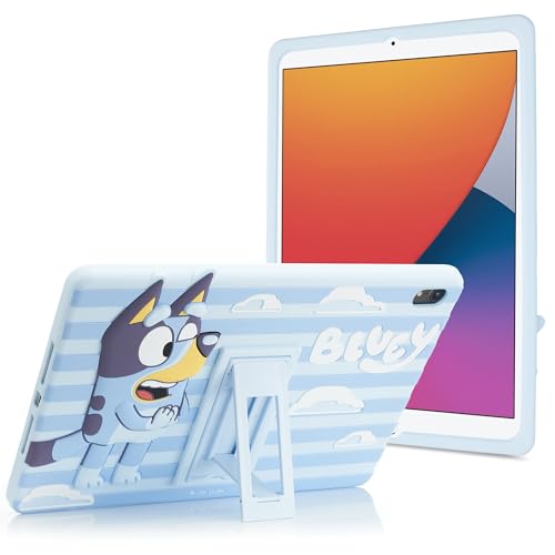 Image of Bluey Kids iPad Case - 10.9 Inch Case for iPad 10th Generation (2022) & A16 11th Generation 11 inch (2025) - Tablet Cover with Stand, Shockproof Silicone Protector