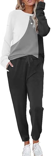 Miniatura 1 de ETCYY NEW Lounge Sets for Women Two Piece Outfits Sweatsuits Sets Long Pant Loungewear Workout Athletic Tracksuits