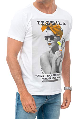 Red Feather Camiseta Forget Your Name Masculino, P, Branco
