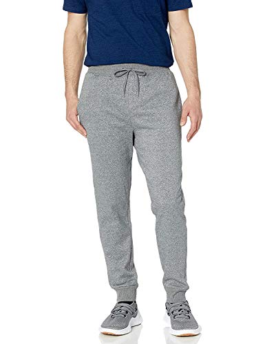 Jockey Men's Active Basic Fleece Jogger Sweatpants Charcoal Heather - image 1