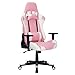 IntimaTe WM Heart Chaise Gaming, Siege Gaming Ergonomique, Racing Chaise De Bureau Fauteuil Gamer Pro en Similicuir Inclinable 135˚ avec Appui Tête Et Soutien Lombaire Ajustable (Rose)