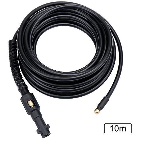 HSEAMALL 10M Drain Pipe Cleaning Hose with Adapter,Flexible Tube