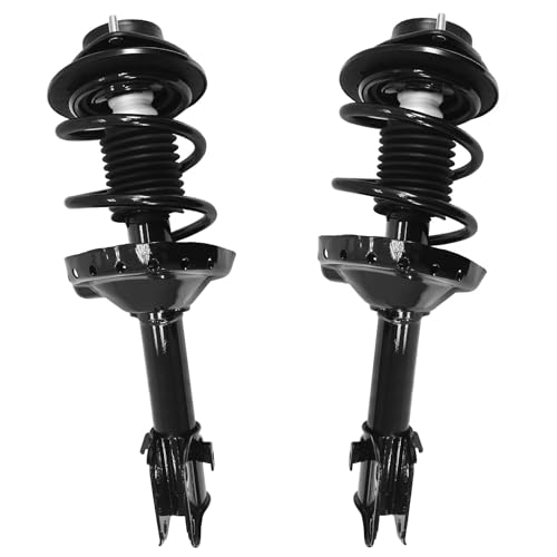 Image of Detroit Axle - 8pc Front Rear Struts Sway Bars for 2005-2009 Subaru Outback, 4 Struts with Coil Springs 4 Sway Bars 2006 2007 2008 Suspension Replacement