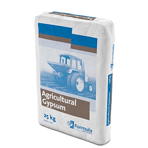 British Gypsum for Agricultural Amendment, Amend Very Compact Clay Soils, 25 kg Bag